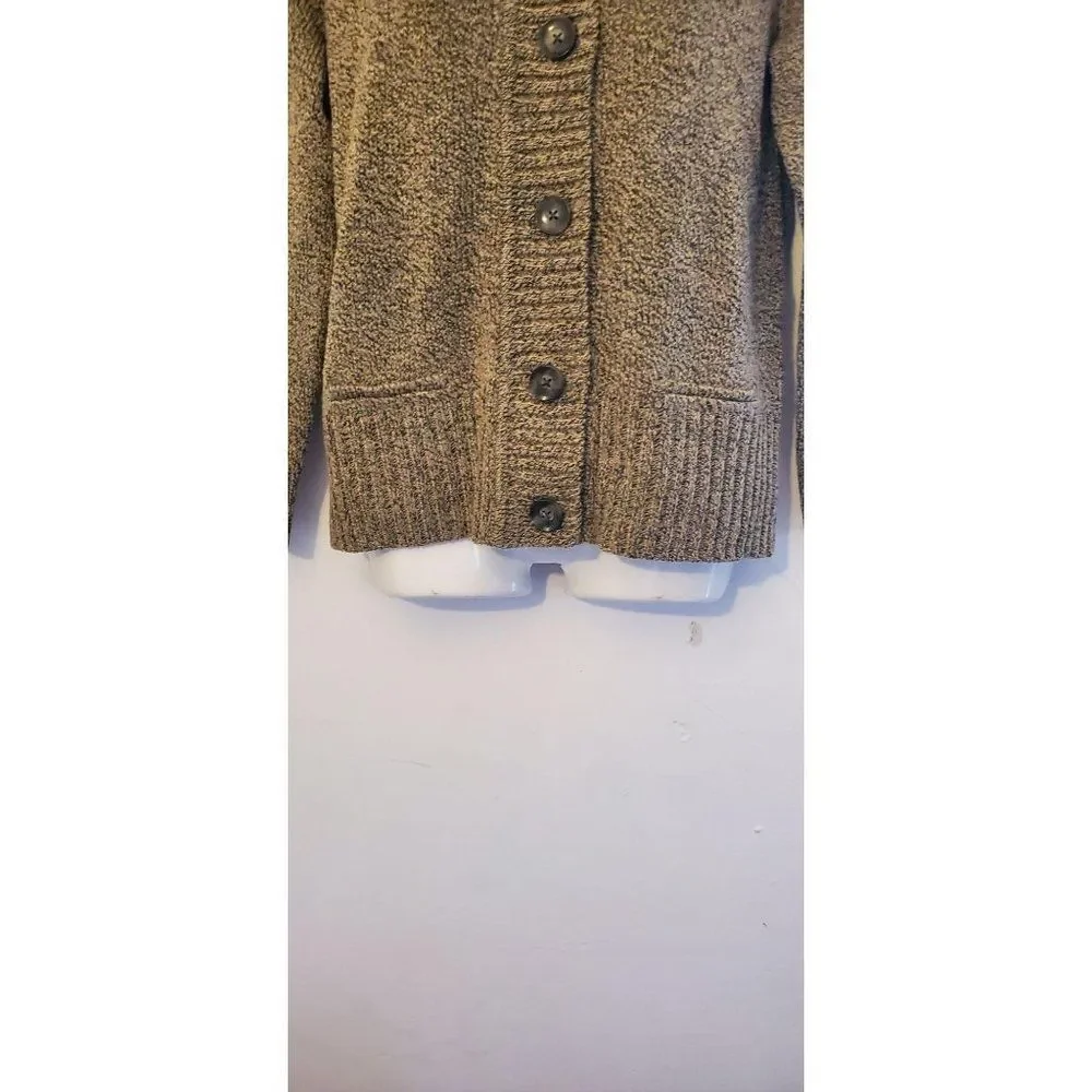 Karen Scott Button Down Cardigan 5 Brown